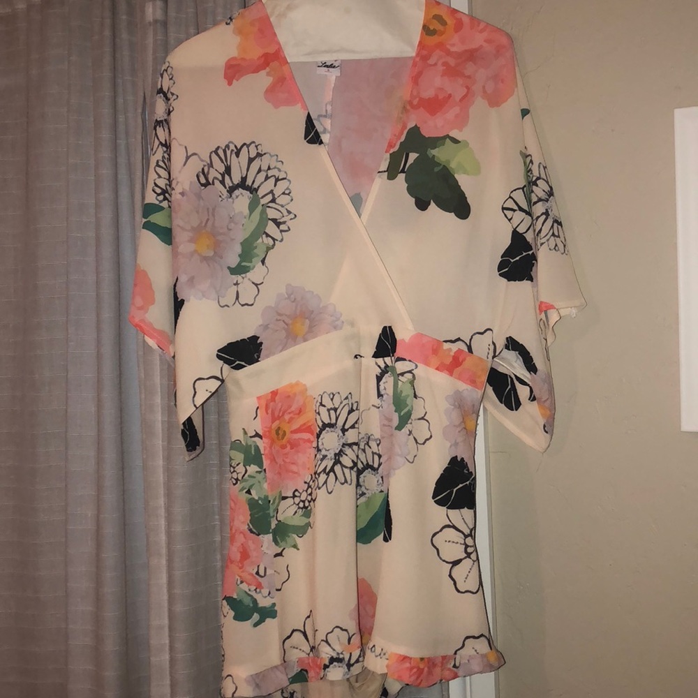 Selfie Leslie Floral Romper